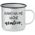 RÁNO NA MĚ VÁŽNĚ NEMLUV. - bílý plecháček 350 ml