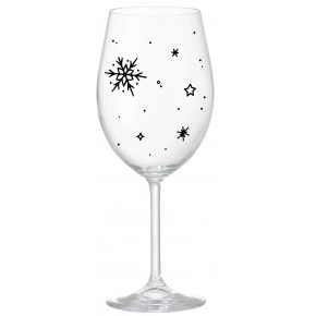 ZIMĚNKA - čirá sklenice na víno 350 ml