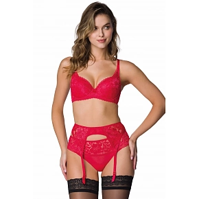 Dámská podprsenka  Hannah 0115/11 Červená - MAT