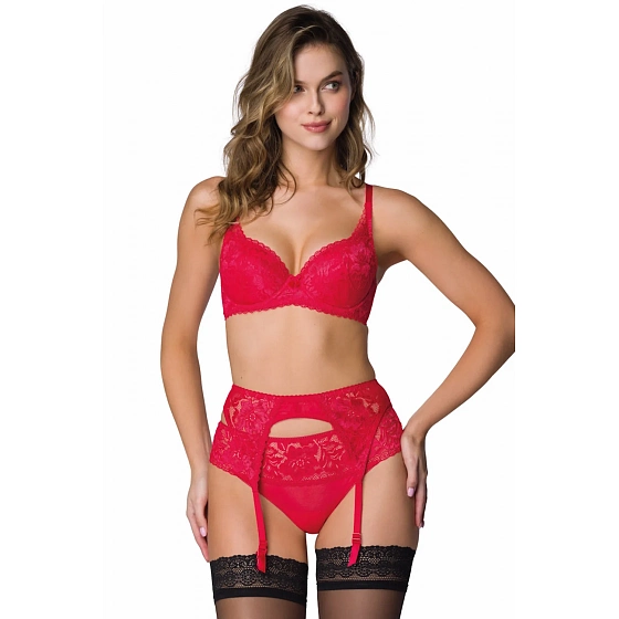 Dámská podprsenka  Hannah 0115/11 Červená - MAT