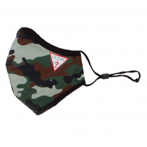 Bavlněná unisex rouška W0YZ17WDXC0-P1CM maskáčová - Guess