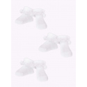 Dívčí ponožky s volánky 3Pack SKA-0119G-010J-002 bílé - Yoclub
