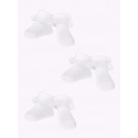 Dívčí ponožky s volánky 3Pack SKA-0119G-010J-002 bílé - Yoclub