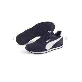 Pánské sportovní boty St Runner V3 Mesh M 384857 02 Tmavě modrá s bílou - Puma
