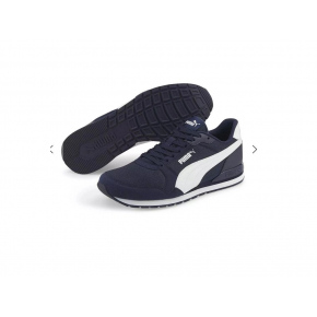 Pánské sportovní boty St Runner V3 Mesh M 384857 02 Tmavě modrá s bílou - Puma