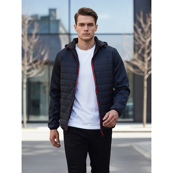 Pánská přechodná bunda TX4401 tmavě modrá - FashionStreet