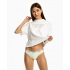 Dámské kalhotky D1618E 5XE bílá/žlutá - Calvin Klein