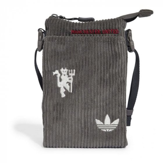 Unisex taštička Manchester United JF8350 Šedá vzor - Adidas