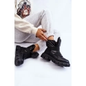 Dámské zateplené kotníkové SG-175B Černá - Mix Feet
