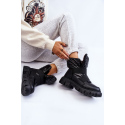 Dámské zateplené kotníkové SG-175B Černá - Mix Feet