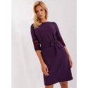 Dámské šaty LK SK 507310.21P Tmavě fialová - FPrice