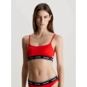 Dámská plavková podprsenka KW0KW02425 XNE červená - Calvin Klein