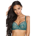 Dámská Push-up podprsenka 3403/11 Runa tmavě zelená - MAT