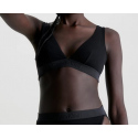 Dámský vrchní díl plavek KW02038 BEH černá - Calvin Klein