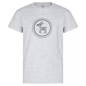 Unisex dětské tričko ALBION-JB šedá melanž - Kilpi