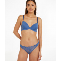 Dámská tanga 000QF6397E CKO modré - Calvin Klein