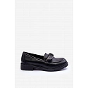 Kožené mokasíny  HY335 černé - S.Barski