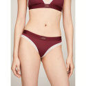 Dámské kalhotky BIKINI  UW0UW04813 VLP vínové - Tommy Hilfiger
