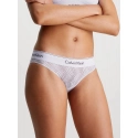 Dámské kalhotky BIKINI 000QF7712E LL0 lila - Calvin Klein