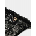 Dámská tanga 163826 4R206 00020 černé - Emporio Armani