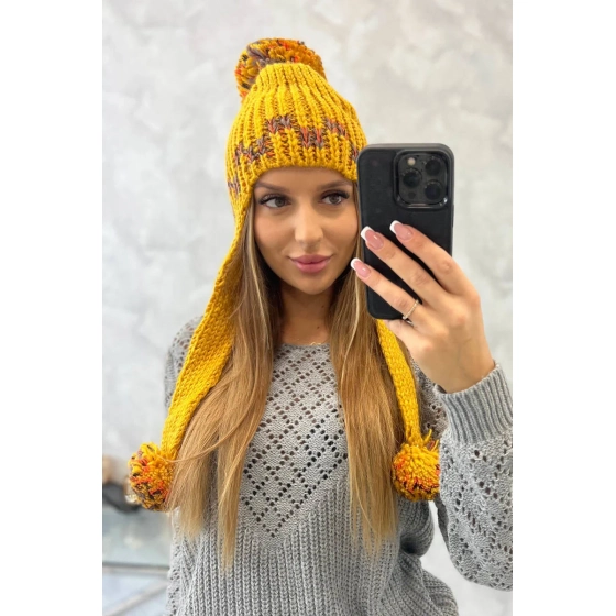 Dámská ušanka Nadia K321 hořčicová - Oliwier