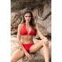 Dámské dvoudílné plavky  Olivia-32/G 065 červené - Etna