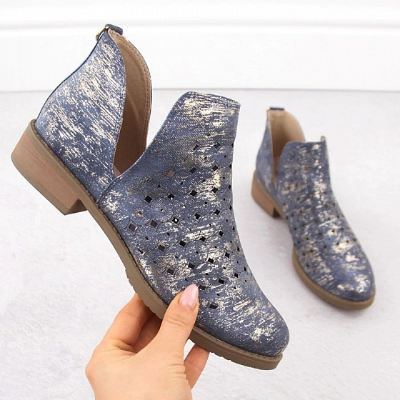 Dámské boty W SA62-102 SAN12D modré - M.Daszynski