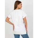 Dámská halenka RV BZ 8689.41 Ecru s modrou mix - FPrice
