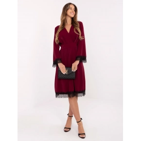 Dámské šaty 92477.18P bordó  - FPrice
