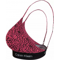 Dámská podprsenka 000QF7216E GNI tm. růžová se vzorem - Calvin Klein