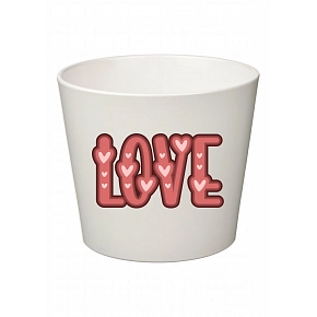 LOVE (VERZE 2) - velký květináč 