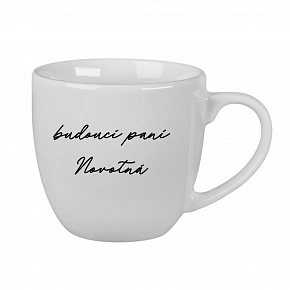 Personalizovaný keramický hrníček 400 ml - budoucí paní 