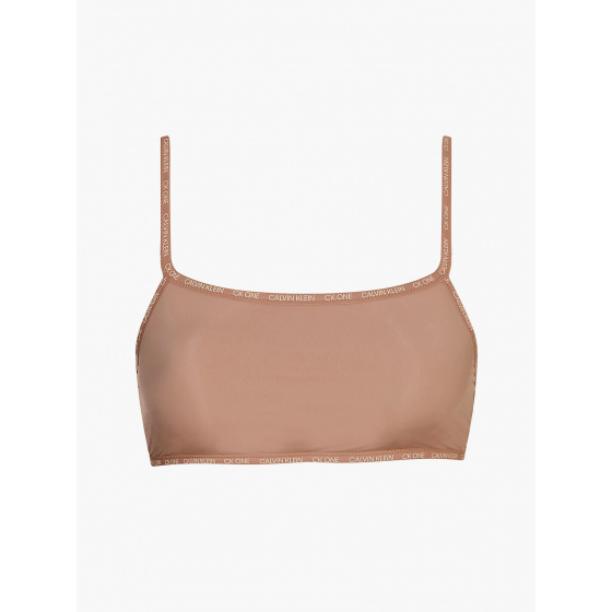 Nevyztužená braletka 2pack QD3806E 7NS béžová - Calvin Klein