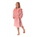 Dětský župan Siena s kapucí 9156 pink pearl - Vestis