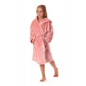 Dětský župan Siena s kapucí 9156 pink pearl - Vestis