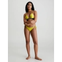 Dámský plavkový vrchní díl bikin KW0KW01967 LRF neon.žlutá - Calvin Klein