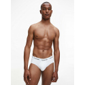 Pánské slipy 3 Pack  0000U2661G 998 černá/bílá/šedá - Calvin Klein