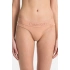 Dámské tanga QF4942E-YUT tělová - Calvin Klein