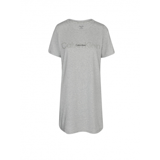 Dámská noční košile QS6896E P7A  šedá - Calvin Klein