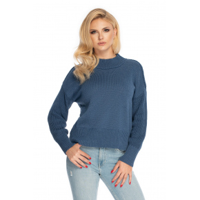 Dámský svetr 70035 Jeans modrá - PeeKaBoo