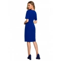 Dámské šaty S317 královská modř - Stylove