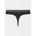 Dámská tanga 3Pack UW0UW05185 0VT ecru/černé/růžové - Tommy Hilfiger