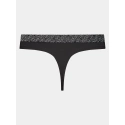 Dámská tanga 3Pack UW0UW05185 0VT ecru/černé/růžové - Tommy Hilfiger