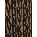Dámské pyžamo YI90017 202 hnědé s potiskem - DKNY