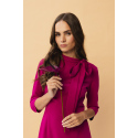 Dámské šaty S346 bordó - Stylove