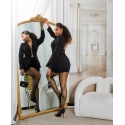 Dámské síťované punčocháče "Cross" R39128 černé - In-StyleFashion