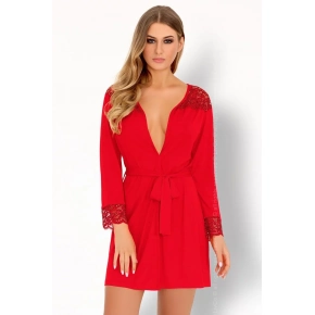Elegantní župan Omolarina red - LivCo Corsetti