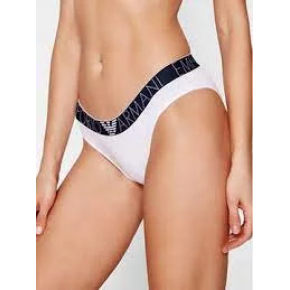 Dámské kalhotky 163334 1P227 04710 bílá - 2 pack - Emporio Armani