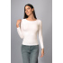 Dámská halenka Cashmere ultrasoft 212842 Ecru - Intimidea