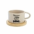 DÁME KAFE? DÁME. - krémový hrníček makronka 200 ml